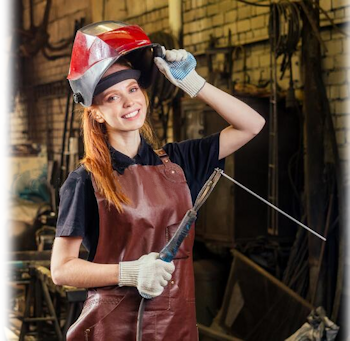 Welding Woman 01